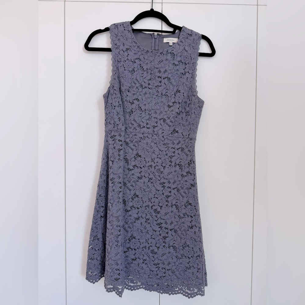 Babaton laced flared dress